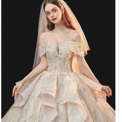 Handmade Princess Wedding Dress 2021..