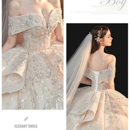 Handmade Princess Wedding Dress 2021..