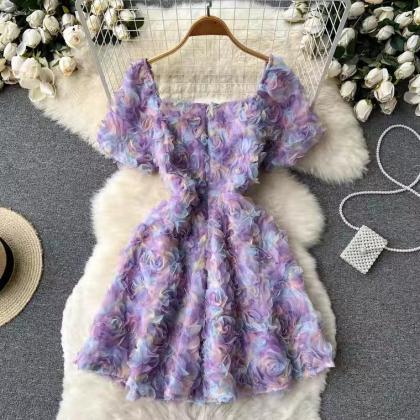 Fairy dress,floral dress , cute flo..
