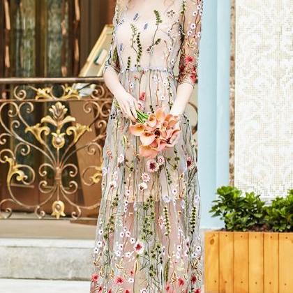 Seaside holiday beach long skirt mi..