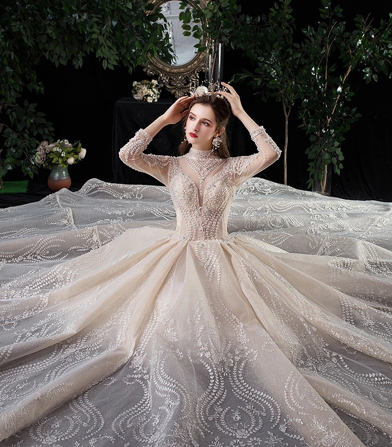Elegant Ball Gown V Neck Lace Tulle Long Graduation Prom Dresses – BIZTUNNEL