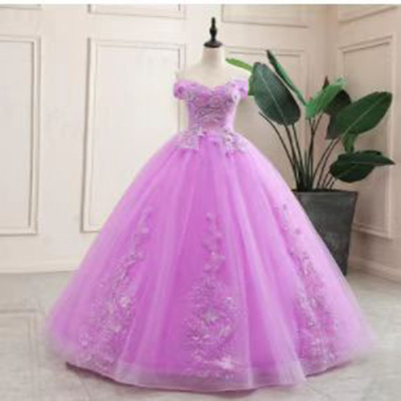 handmade graduation party dress Off the shoulders Princess dress tailored beaded embroidered lace dress Elegant graduation party dress Princess dress